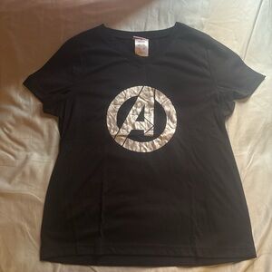 Marvel Black T-Shirt with Logo